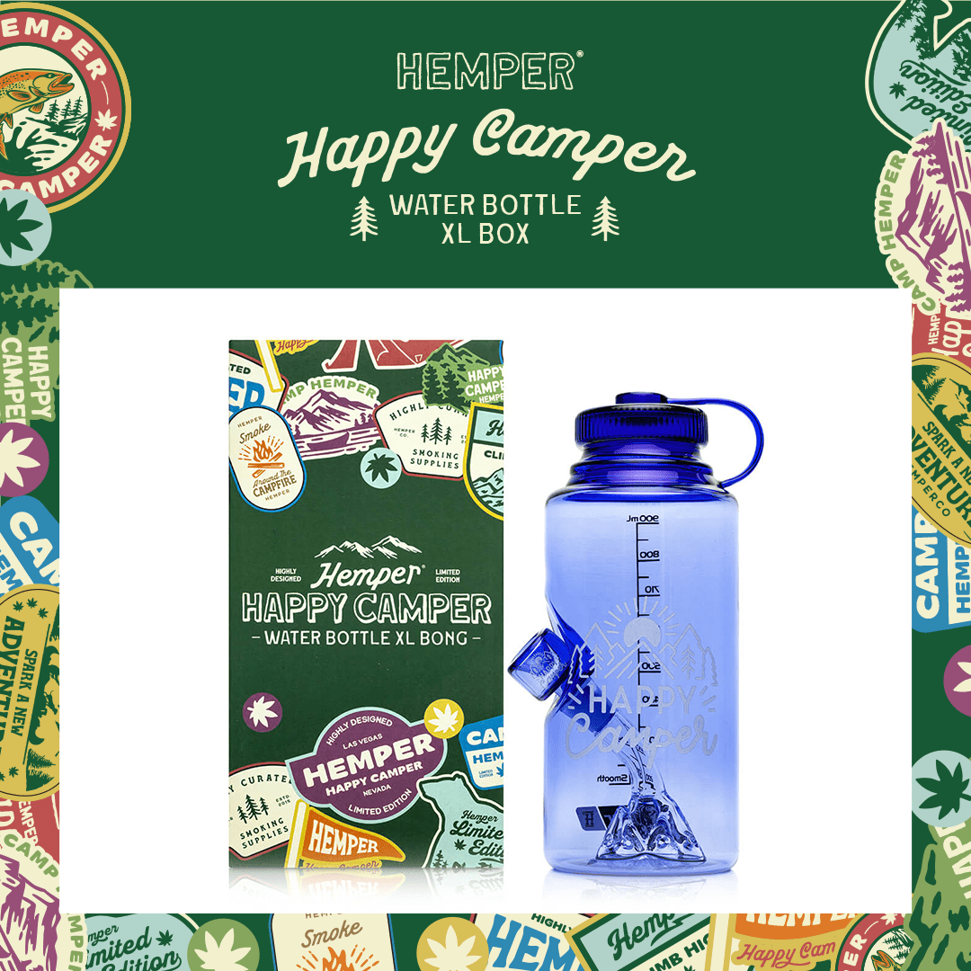 Happy Camper Water Bottle XL Box - HEMPER - 