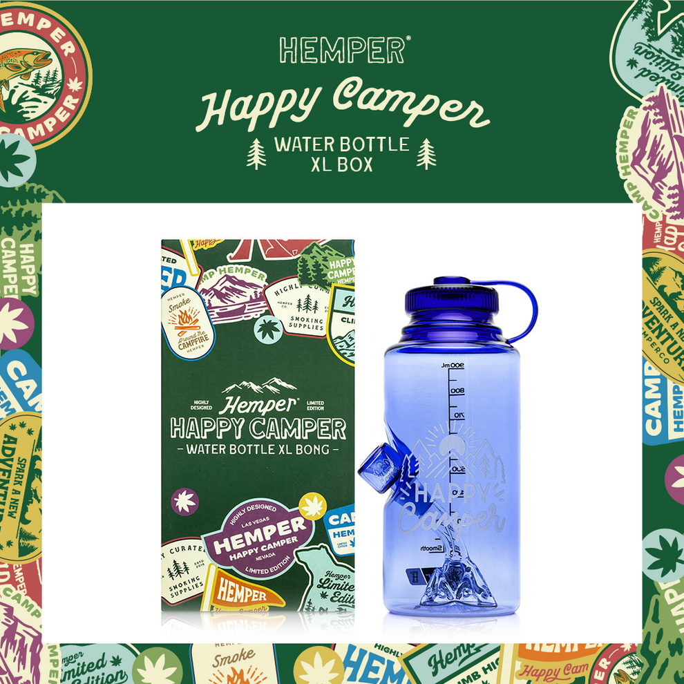Happy Camper Water Bottle XL Box – HEMPER, image size:990x990