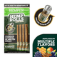 Mini Size Glass Tipped Hemp Rolls - HEMPER