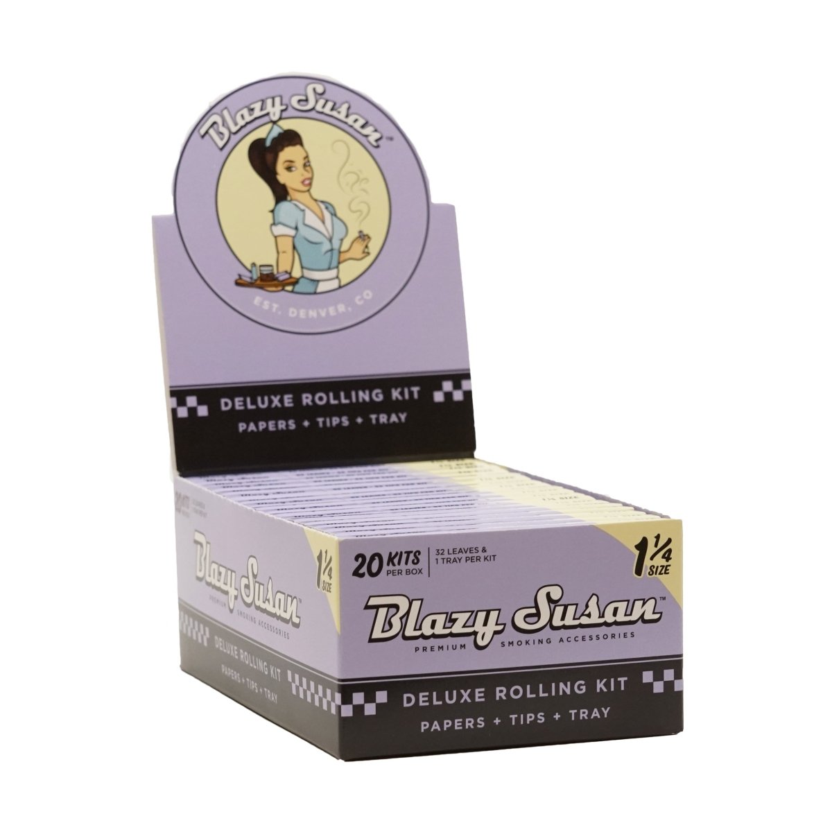 Blazy Susan Purple Rolling Papers - HEMPER - 