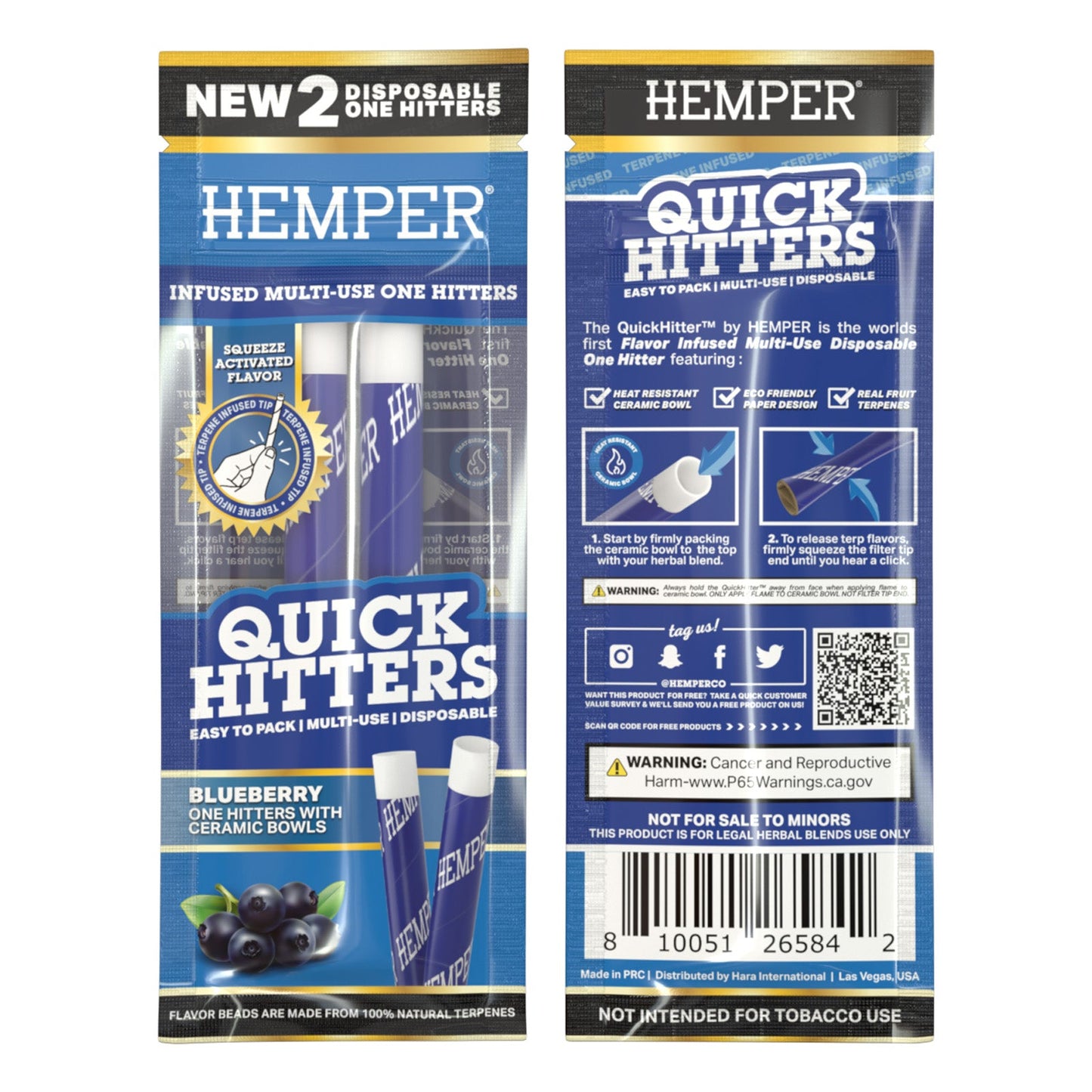 HEMPER Quick Hitters - Blueberry - 