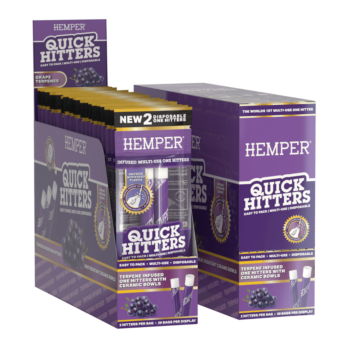 Quick Hitters - Disposable One Hitters - HEMPER - 