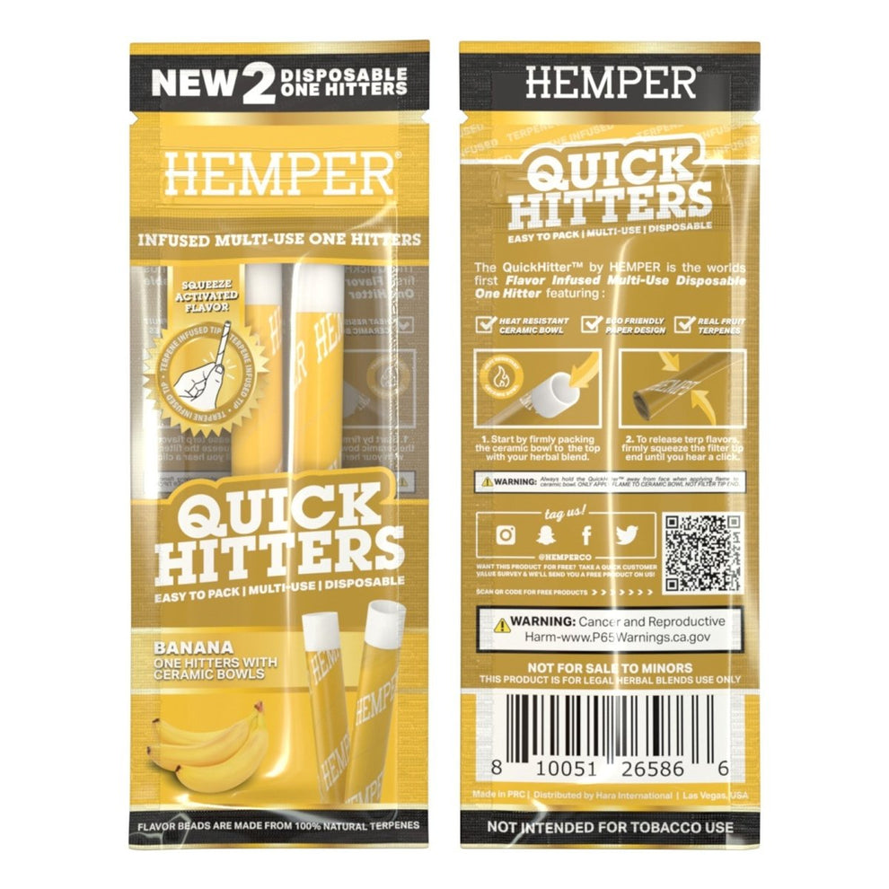 Quick Hitters - Disposable One Hitters - HEMPER - 30