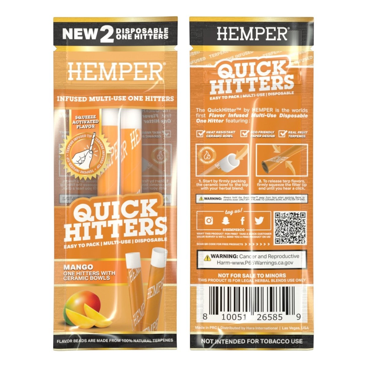 Quick Hitters - Disposable One Hitters - HEMPER - 