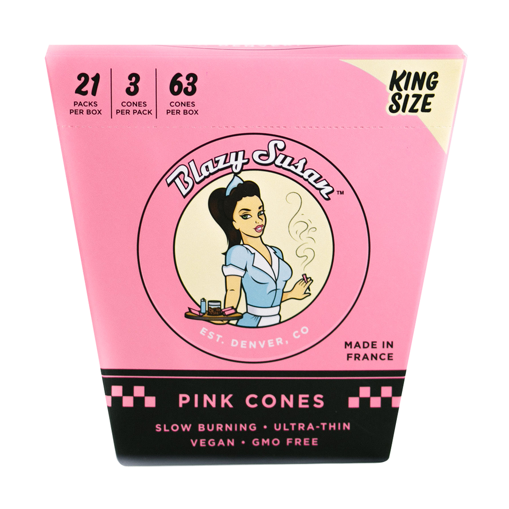 Blazy Susan Pink Cones - 1