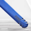 GRAV Large Colored Deco Beaker Bong - Cobalt Stem Closeup