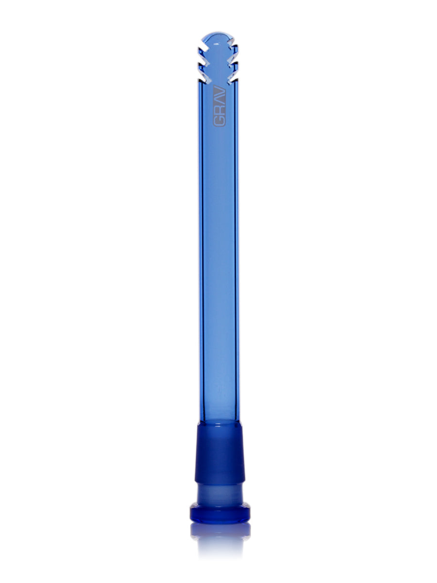 GRAV Large Colored Deco Beaker Bong - Blue Stem - 4