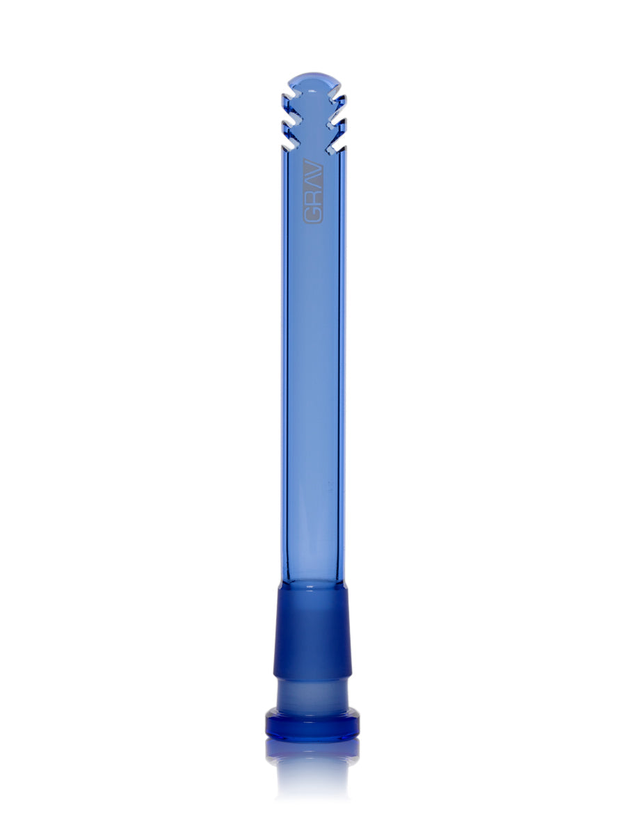 GRAV Medium Colored Deco Beaker Bong - Blue Stem - 4