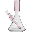 GRAV Medium Colored Deco Beaker Bong Pink Left