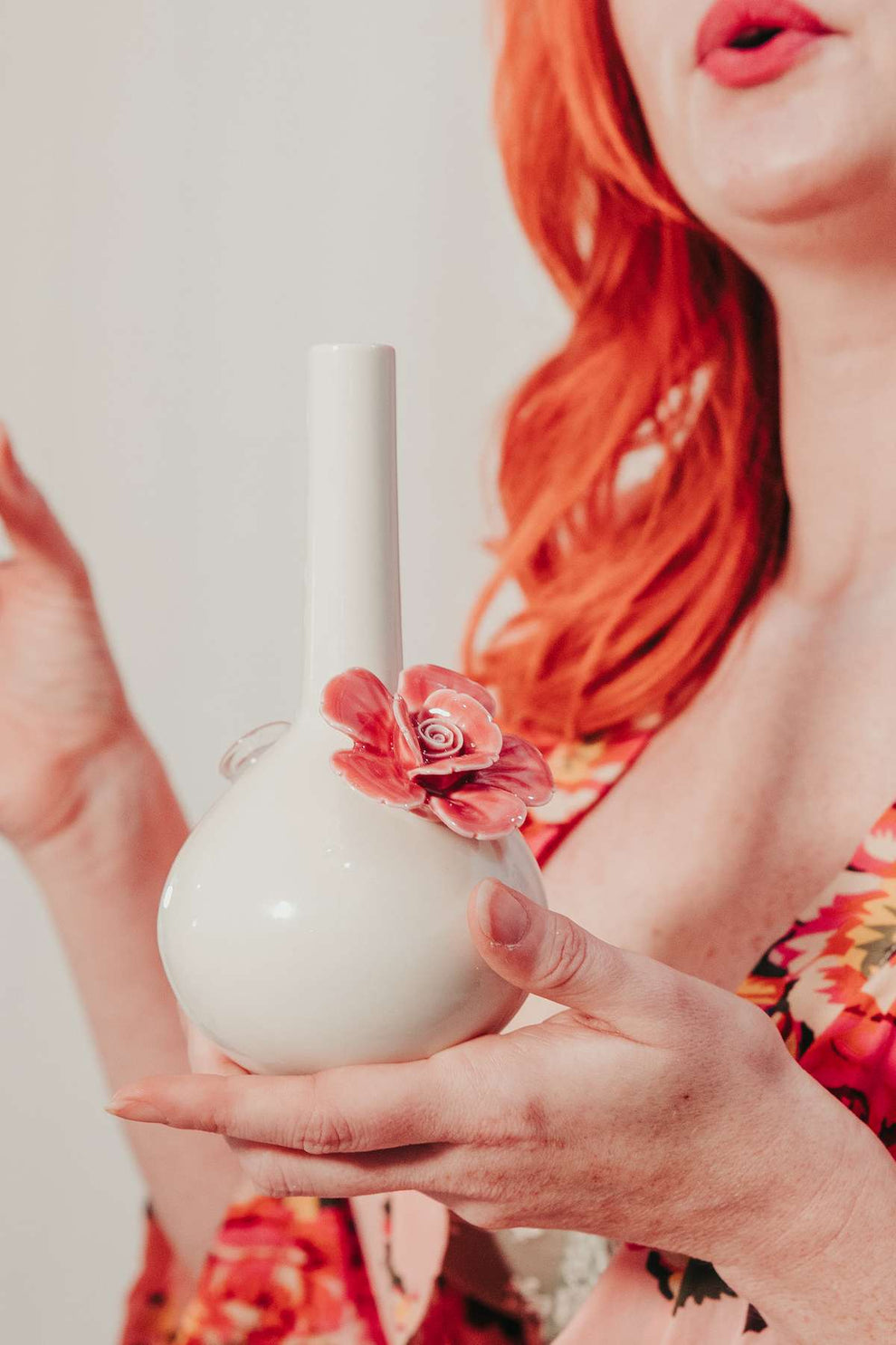 Rosette Vase Bong - 5