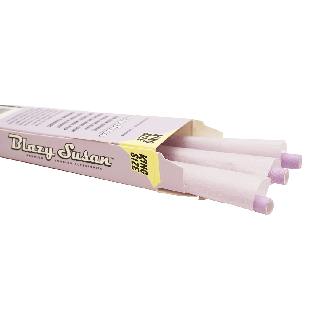 Blazy Susan Purple Paper Cones - HEMPER - 