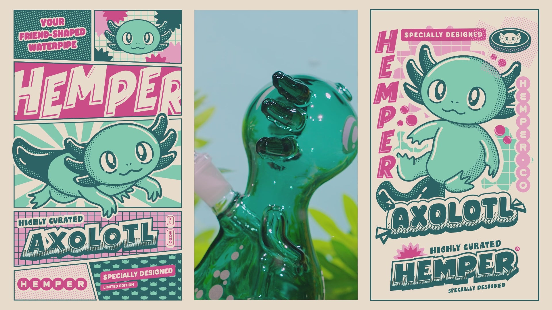 Meet the Axolotl Bong