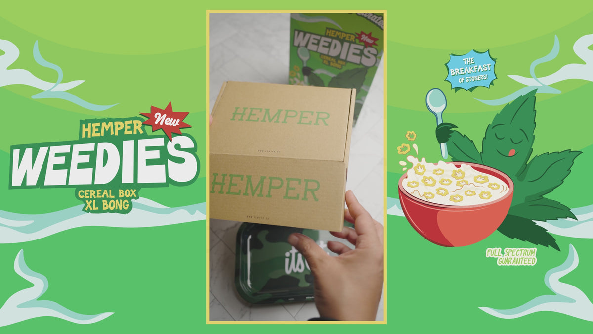 Meet the Weedies Cereal Box XL Bong