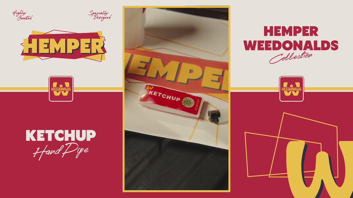 Meet the Weedonald's Ketchup Packet Hand Pipe