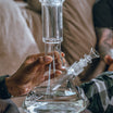 Hand Holding GRAV Large Deco Beaker Bong