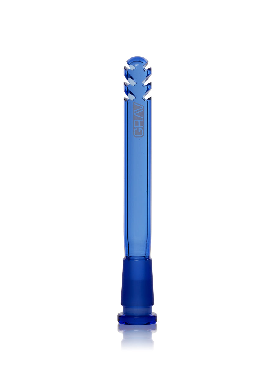 GRAV Small Colored Deco Beaker Bong - Blue Stem - 5