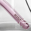 GRAV Small Colored Deco Beaker Bong - Pink Stem Closeup