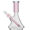 GRAV Small Colored Deco Beaker Bong - Pink Right Side