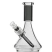 GRAV Small Colored Deco Beaker Bong - Small Smoke Stem Left Side