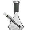 GRAV Small Colored Deco Beaker Bong - Small Smoke Right Side