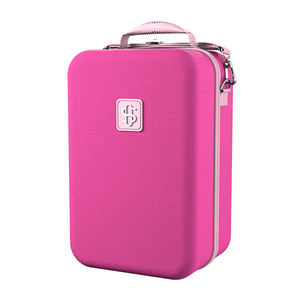 Stündenglass Pink Kompact Gravity Infuser in Closed Compact Case - 3