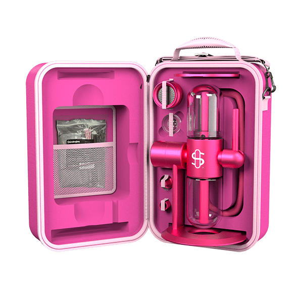 Stündenglass Pink Kompact Gravity Infuser in Compact Case - 4