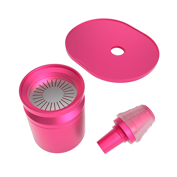 Stundenglass Pink Gravity Infuser Pink Hookah Gear - 3