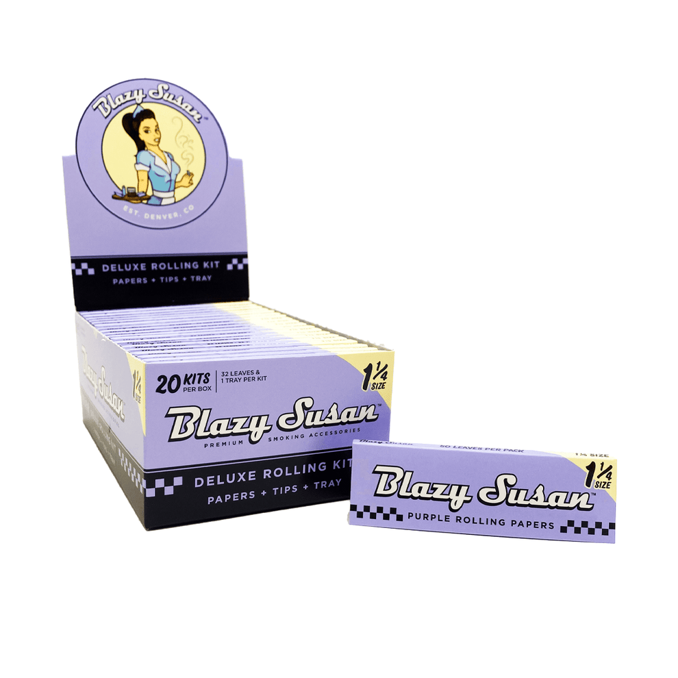 Blazy Susan Purple Rolling Papers - HEMPER - 8
