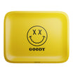 Goody Glass Aluminum Yellow Happy Face Rolling Tray