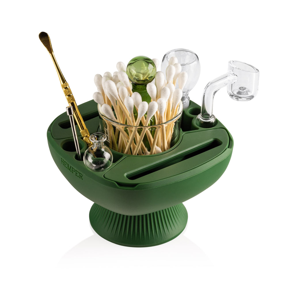 Silicone Dab tool and cleaning supplies holder by Hemper - 2