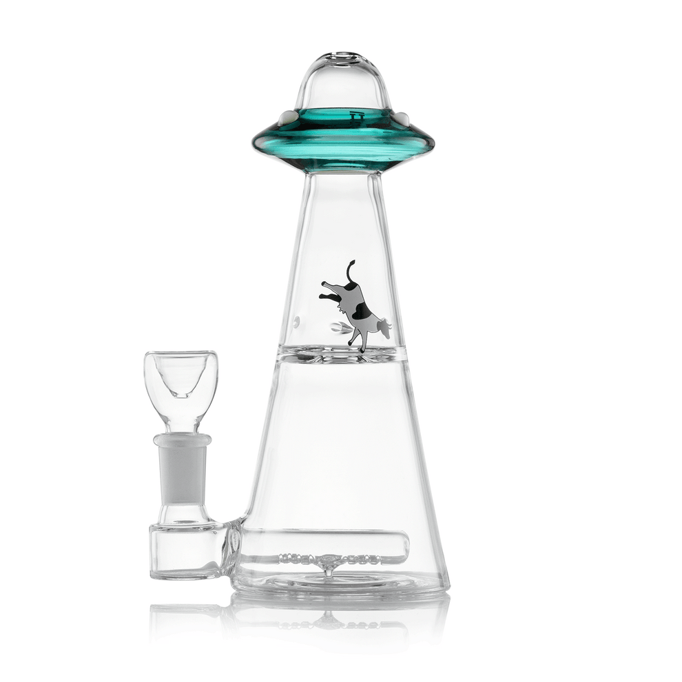 HEMPER Teal UFO Vortex Bong - 4