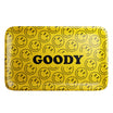 Goody Glass Aluminum Yellow Happy Face Pattern Rolling Tray