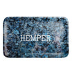 HEMPER Aluminum Blue Marble Rolling Tray
