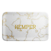 HEMPER Aluminum White Marble Rolling Tray