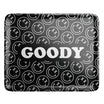 Goody Glass Aluminum Black Happy Face Pattern Rolling Tray