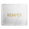 HEMPER White Marble Rolling Tray