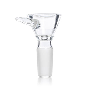 Glass Flower Bowl with Long Handle | 14mm Male Joint