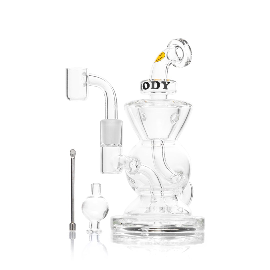 Mama Rig Goody Glass - Big Mama Mini Dab Rig 4-Piece Kit - HEMPER