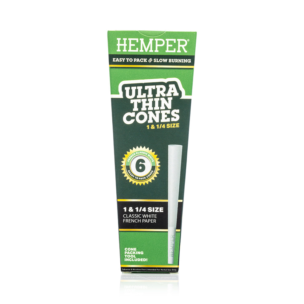 HEMPER 1 1/4 Size Ultra Thin Cones 6CT - 1