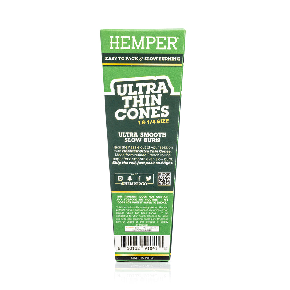 HEMPER 1 1/4 Size Ultra Thin Cones 6CT - 8