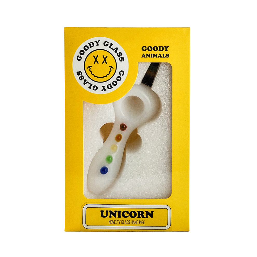 Goody Glass - Unicorn Hand Pipe - 4