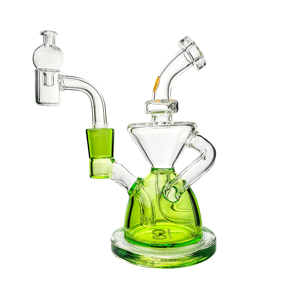 Goody Glass Green Miss Swiss Mini Dab Rig - 5