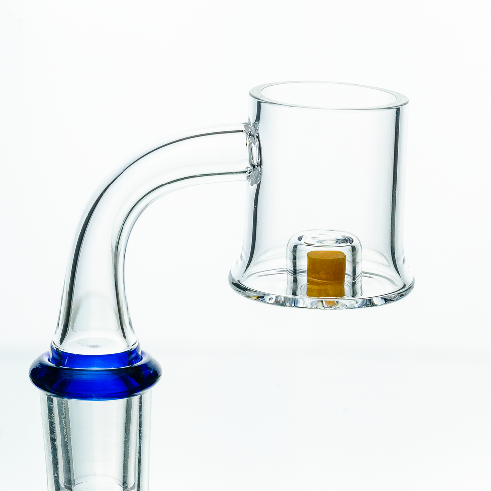 Thermochromic Core Reactor Quartz Banger | High Airflow | 14mm Male Joint | 25mm OD |  2mm Thickness - 1