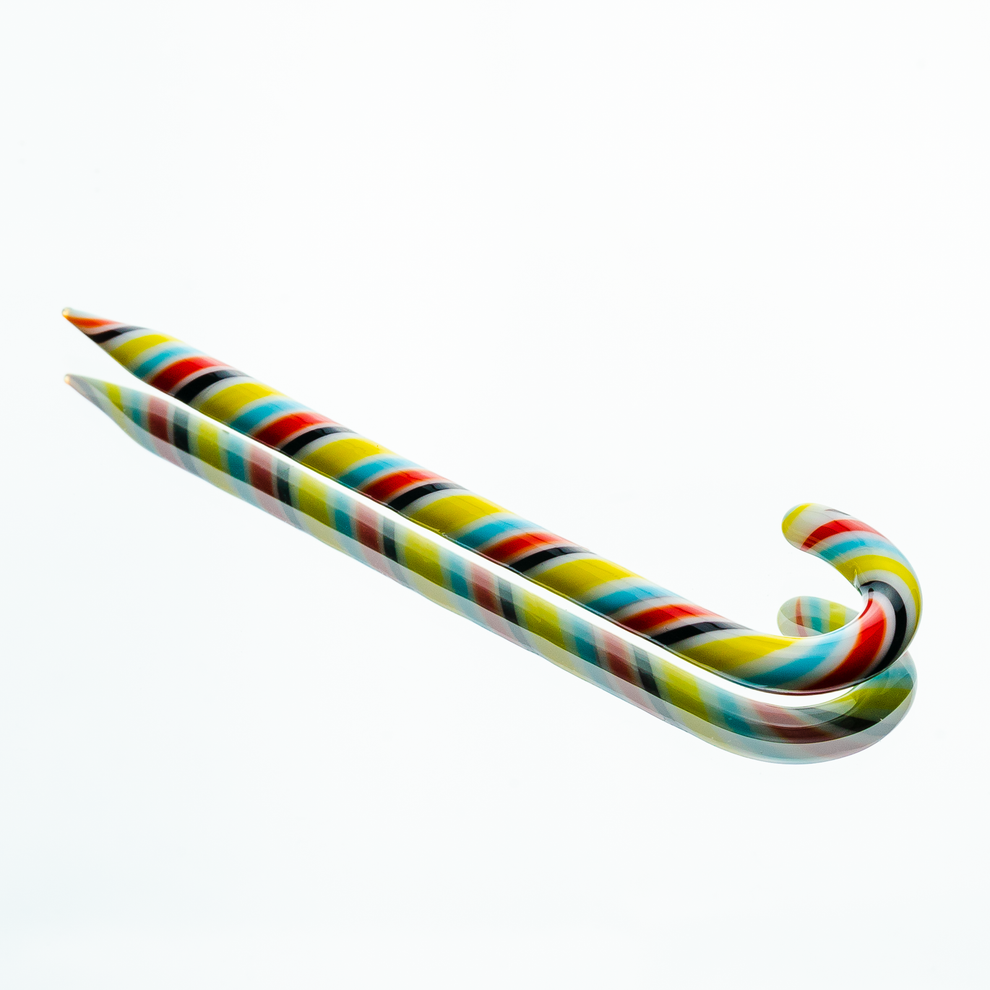 Candy Cane Glass Dab Tool - 6