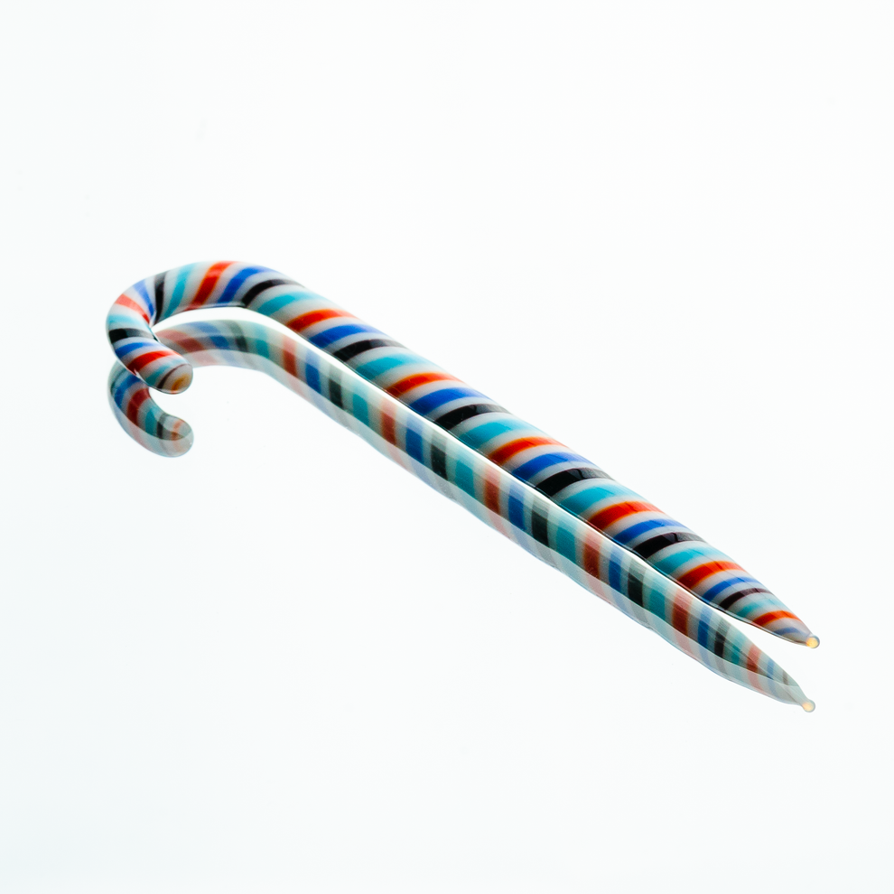 Candy Cane Glass Dab Tool - 2