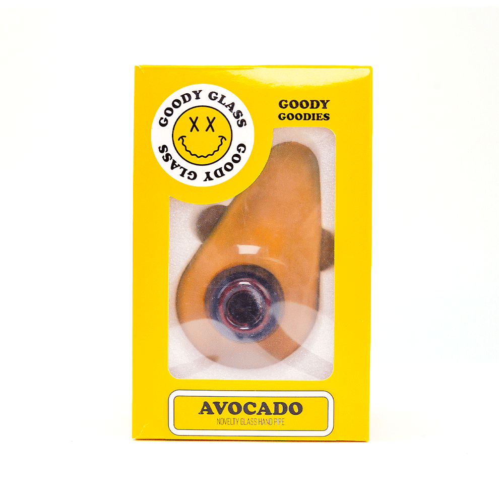 Goody Glass - Avocado Hand Pipe - 4