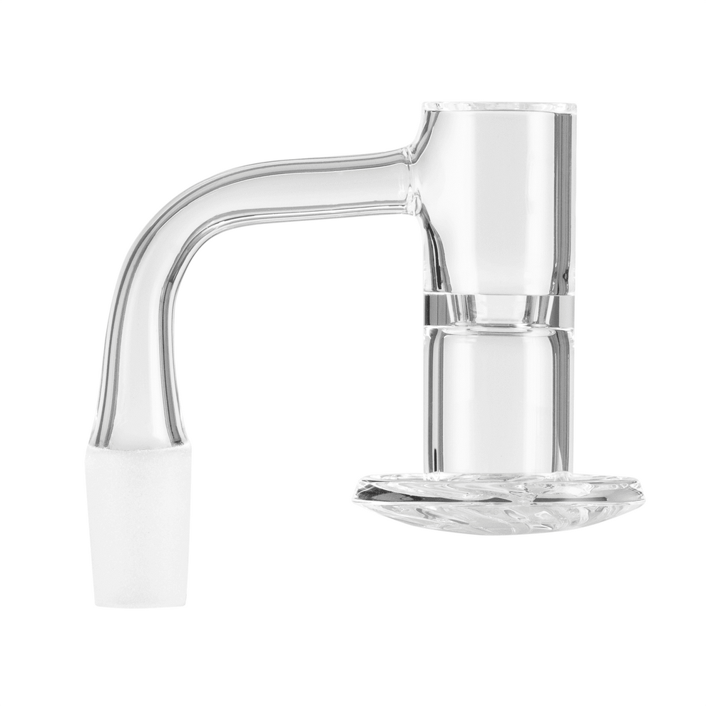 Terp Slurper Blender Quartz Banger with Terp Guard | Fully Welded High Airflow | 14mm Male Joint | 38mm OD | 2mm Thickness - 1