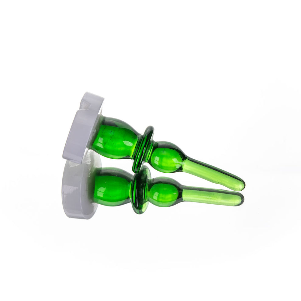 The Bishop Directional Glass Carb Cap + Dab Tool - 4