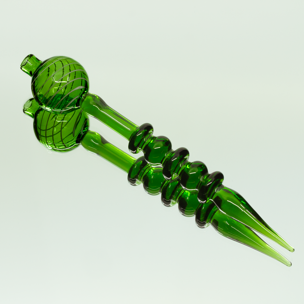 Bubble Head Glass Dab Tool & Carb Cap - 6