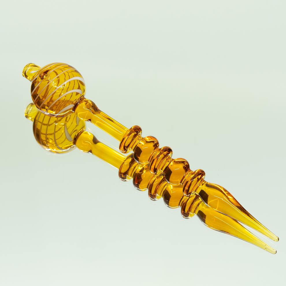 Bubble Head Glass Dab Tool & Carb Cap - 5